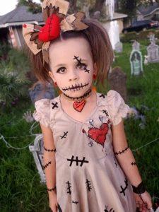 idee trucco halloween bimba