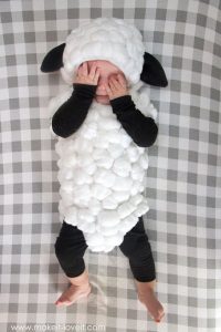 costumi carnevale neonati fai da te agnello