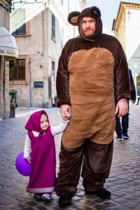 vestiti carnevale bimbi fai da te masha