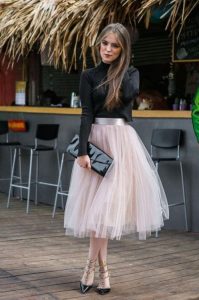 outfit laurea inverno gonna tulle